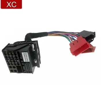 Avtomobilski Stereo Radio Standard ISO Napeljave Pas Konektor Adapter Kabel za Audi A3, A4, A6 Navigacijo z Quadlock Povezava