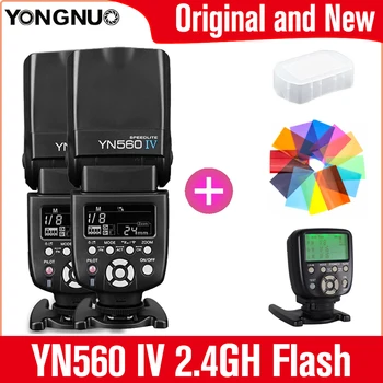 Yongnuo YN560IV YN560 IV Speedlite 2.4 GHz, Fotoaparat Flash za Canon 80D 90D 5D 6D 450D 250D Nikon Olympus DSLR YN560III II nadgradnjo