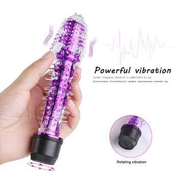 Realno Jelly Vibrator Ženske Močan G-Spot za Klitoris Stimulator Vibrating Erotično Masažo Odraslih Sexy Igrače 18