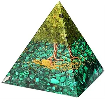 Drevo Življenja Orgonite Piramide - Crystal Piramide za Pozitivno Energijo