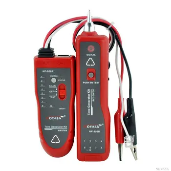 NOYAFA Najbolje prodajanih NF-806 Rdeče Cable Tester Omrežje Telefonske Žice Tracker RJ11 RJ45 z Aligator Posnetek