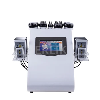 Kozmetični Salon Pralni 6 V 1 Vakuumske 40K Kavitacija Ultrazvočno Lipo Laser Telesa, Hujšanje Kiparstvo Oblikovanje Telesa hujšanje Stroj