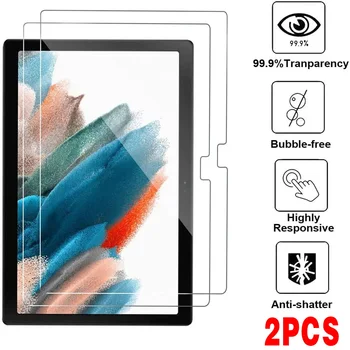 2Pcs za Samsung Galaxy Tab A8 10.5 2021/X200/X205 Kaljeno Steklo Tablet Zaščitno folijo 9H Zavihku A8 10.5 Screen Protector Stekla