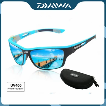 Daiwa Polarizirana Ribolov sončna Očala za Moške Vožnje Odtenki Moška sončna Očala Pohodništvo, Ribolov Klasična Očala za Sonce UV400 Očala
