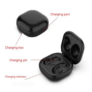 SM-R180 Polnilnik, Slušalke Polnjenje Polje Z Led Luči Združljiv Za Galaxy Brsti Živo Bluetooth-združljive Slušalke