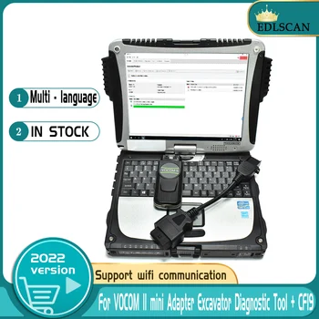 PRIM 19 Prenosnik za VOCOM II mini 2.8.150 Adapter 88894200 in Diagnostičnih Kabli Tovornjak Kopač Diagnostično Orodje