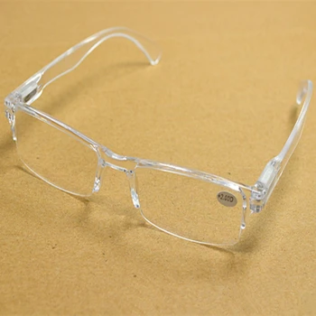 očala Vzmetne Noge Strachable Nov Modni Plexi Stekla Pregledno Branje Očala +1 +1.5 +2 +2.5 +3 +3.5 +4 oculos gafas