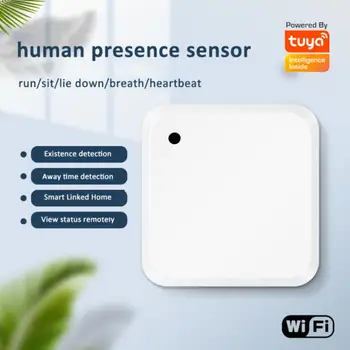 Tuya WiFi Smart Človeško Telo Senzor Radar Detektor Mikrovalovni Senzorji Gibanja, Brezžični Realnem času Človekove Prisotnosti Detektor Pametni Dom