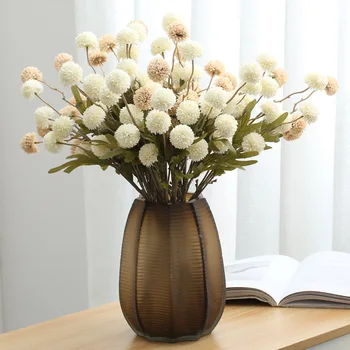 Umetni Cvet Regrata Majhne Trn Žogo Poročno Dekoracijo Doma Enotni 5 Ping Pong Chrysanthemum Umetne Rože