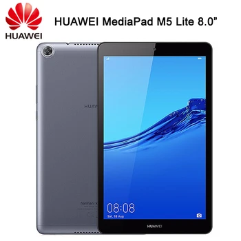 Original HUAWEI MediaPad M5 Lite 8.0 inch Android 9 EMUI 9.0 Hisilicon Kirin 710 Okta Core Dual Camera 5100mAh Baterije Tabličnega