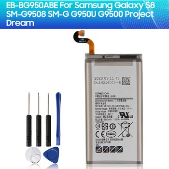 Zamenjava Baterije Telefona EB-BG950ABE EB-BG950ABA za Samsung GALAXY S8 SM-G9508 G950F G9500 G950U SM-G G Projekta Sanje 3000mAh