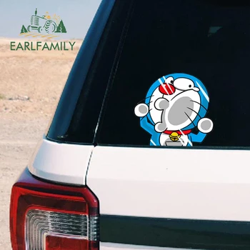 EARLFAMILY 13cm x 11,9 cm za Doraemon Anime Avtodom Avto Nalepke Zadnje Vetrobransko steklo Nalepke Avto Assessoires Vinil Motocikel Dekor