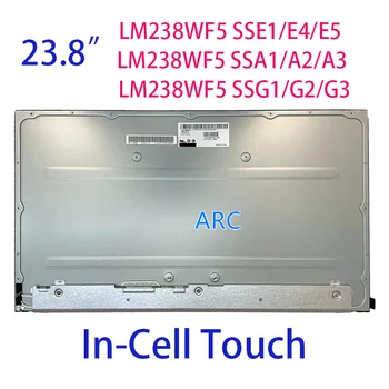 Original LM238WF5 SSE1 E4 E5 LM238WF5-SSA1 A2 A3 G1 G2 G3 pa 23,8-palčni Lenovo V Celice Dotik LCD Zaslon Zaslon IPS