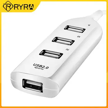 RYRA High Speed USB Hub 4 Port USB 2.0 Kabel Mini USB Hub Razdelilnik Uporabo Napajalnika Več Stojalo Za Prenosni RAČUNALNIK Prenosni