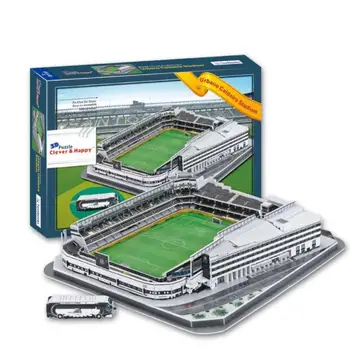 Šport Estadio Urbano Caldeira Stadion Nogomet 3D Papir DIY Jigsaw 3423 Puzzle Model Izobraževalne Igrače Kompleti za Otroke Fant Darilo Igrača