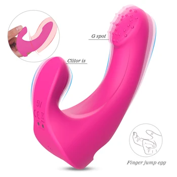 G Spot Prst Vibrator za Seks za Ženske Užitek Rose Dildo Klitoris Spodbude z vibriranjem Masturbacija Pralni Massager za ponovno Polnjenje