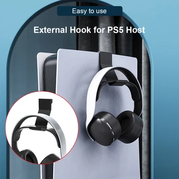 2pcs Slušalke Stojala Krmilnik za Igre Imetnik Kavljem Obešalnik za Sony PlayStation 5 PS5 Konzole Slušalke Slušalke Pribor