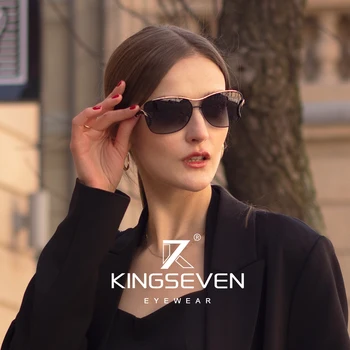 KINGSEVEN 2022 blagovna Znamka Modnih Polarizirana Ženske sončna Očala Gradient UV400 Zaščito Leče za Očala Visoke Kakovosti Ženske Gafas de sol