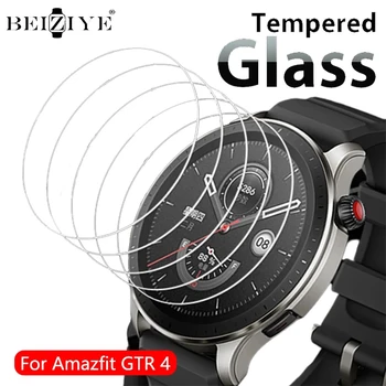 Premium Kaljeno Steklo Za AMAZFIT GTR 4 Smartwatch Screen Protector Film Pribor Za AMAZFIT GTR Watch Zaščitno folijo