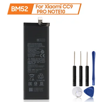 Zamenjava Baterije BM52 Za Xiaomi CC9 PRO NOTE10 Note10 Pro Baterije Telefona 5260mAh