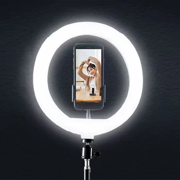 Led Obroč Svetlobe s Stojalom za Mobilne s Svetlobo, za fotografske Krog Obroč Lučka za Selfie Rong Lite Video Osvetlitev Studio Komplet