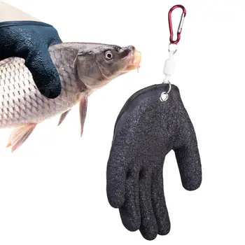 Ribolov Lov Rokavice Trajno Zaščito Ribič Roko Rokavice Anti-Slip Preprečujejo Punkcijo Praskami Ribe Čiščenje Rokavice