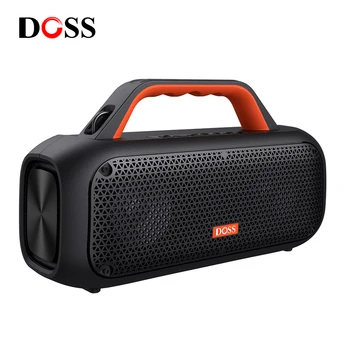 DOSS Extreme Boom Brezžična tehnologija Bluetooth Zvočniki TWS 60 W Močan Bass Subwoofer Zvok Polje Prenosni Zunanji Nepremočljiva Glasen Zvočnik