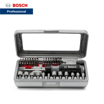 Bosch 46-kos Drill Bit Ragljo Parcelo Vtičnico Izvijač Kombinacija Orodje Nastavitev Multi-Funkcijo Krom Vanadij Jekla za Kovanje