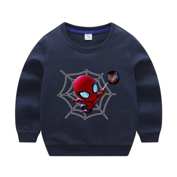 Padec Teen Fantje, Oblačila Spiderman Majica Pomlad Otročiči Obleke Korejski Otroška Oblačila Šport Vrhovi Jeseni Otroci Kopalke