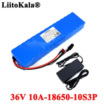 LiitoKala 36V 10Ah 600watt 10S3P litij-ionske baterije 20A BMS Za xiaomi mijia m365 pro ebike koles scoot XT60 T plug