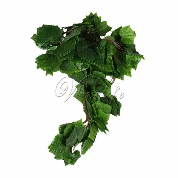 1Piece Umetno Velikih Listov Vinske Ivy Listov Garland Rastlin vinske Trte Ponaredek Listje, Cvetje, Poročne dekoracije Doma 7.5 metrov