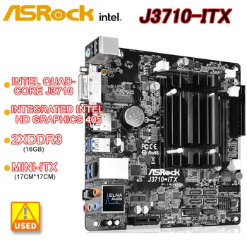 ASRock J3710-ITX matične plošče Intel Quad-Core Pentium cpu J3710 Integrirana Intel HD Graphics 405 2xDDR3 16GB 4 SATA3 Mini-ITX
