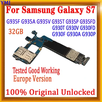 Evropa različica prvotnega za Samsung Galaxy S7 rob G930F G930FD G935F G930V G935FD matično ploščo s polno žetonov MB