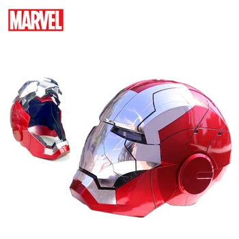 Mk5 Električni Čelada Avengers Cosplay 1:1, Iron Man, Multi-kos Mehanske Glasovni Nadzor Oči Model Odraslih Svetlobna Roko Rokavice MK2