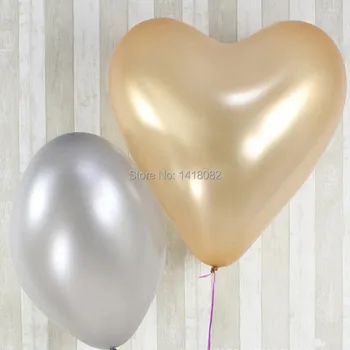 5pcs /veliko srca v obliki balonov, 23 inch 10 g Zadebelitev big balloons100% latex balonov, Poroka, rojstni dan velike balone
