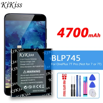 KiKiss Visoka Zmogljivost 4700mAh BLP745 Nadomestna Baterija Za OnePlus 7T Pro 7TPro 1+ 7TPro (Ne Za 7 ali 7T)