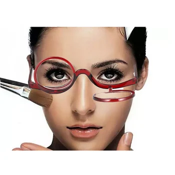 seemfly Ženske Makeup Obravnavi Očala Vrtljiv Povečevalno Flip Make Up Oči Očala Presbyopic +1 +1.5 +2.0 +2.5 +3.0 +3.5