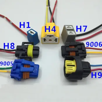 Ki se uporabljajo za H1 H4 H7 H8 H9 H11 9005 9006 Avtomobilski žaromet za meglo žarnice priključite Visoke temperature odporen vtičnico okova