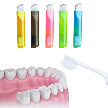 Prenosna Zložljiva zobna ščetka Potovalno Zobno Ščetko Set za Ustvarjalno Zob Očistite Orodje za Plastično embalažo