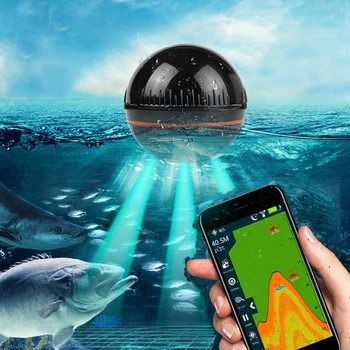 Erchang XA02/F68 Brezžični C Fish Finder 48m/160ft Detektor Alarm Ribolov IOS in Android Echo-c Sonar Za Ribolov