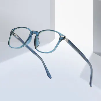 Anti Blue Ray Krog Polno Platišča Očala Moda Plastični Okvir Očal Za Unisex Kratkovidan Očala Hot Prodaja