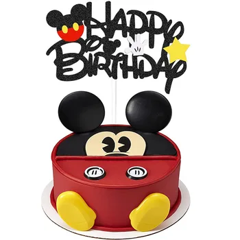 Disney Mickey miške Minnie mouse Torto Dekoracijo Torte Pokrivalo Torta Okraski Baby Darilo za Rojstni dan Stranke, Okrasni Material Set