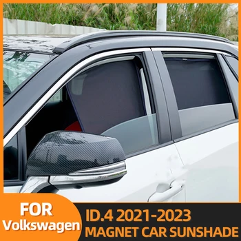 Za Volkswagen VW ID4 ID 4 2021 2022 2023 Magnetna Avto Dežnik Prednje Vetrobransko steklo Očesa Zavese Zadnja Stranska Okna Sonce Odtenek