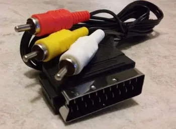 Visoka Kakovost 1,5 m RGB Scart Na 3 RCA Avdio Video Kabel za NES
