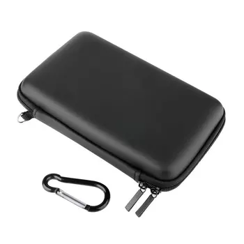 Kul Black EVA Kože Nosite Primeru Težko Vrečko Vrečka 18.5 X 11 X 4.5 Cm za Nintend 3DS LL s Traku Iger Nintendo Accessaries