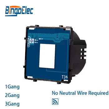 Bingoelec WIFI Stikalo Del EU Standard Touch Senzor Brezžični Nadzor Tuya Ni Nevtralna Žice Zahteva