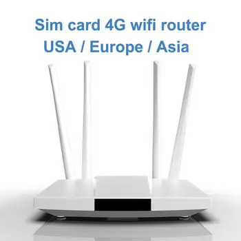 4G usmerjevalnik wifi kartice SIM Hotspot 4G CPE antena 32 uporabnikov RJ45 WAN LAN brezžični modem LTE dongle