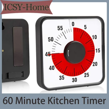 Kuhinjski Timer 60-Minutno 7.5 Palčni Mehanske Visual Ura Spanja Štoparice Ura Materiala Za Kuhanje Pribor Orodje In Pripomočki