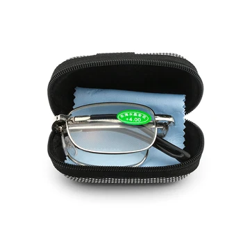 1Set Unisex Zložljiva Obravnavi Očala z Box Ultra-lahkih Rimless Očala Očala Magnetni TR Presbyopia Eyeglass+1.0~4.0