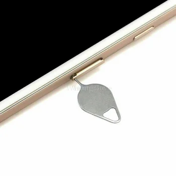1000pcs Nerjavno Jekleno Iglo za iPhone, iPad, Samsung za Huawei xiaomi Pladenj za Kartico Sim Odstranitev Odstranjevanje Pin Ključno Orodje